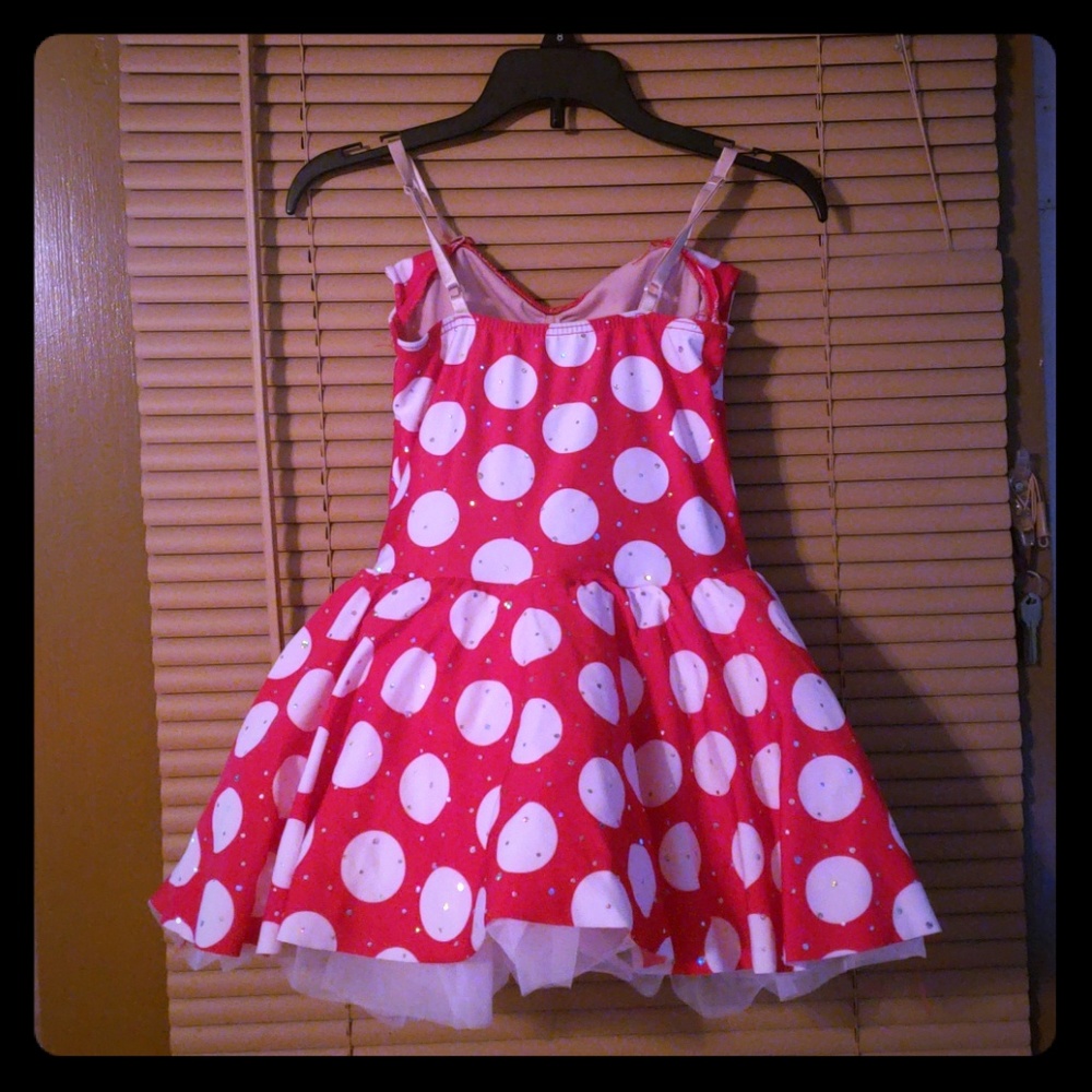 Custom polka dot tap costume